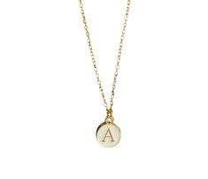 Collier pendentif lettre